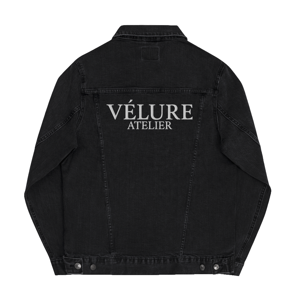 VÉLURE “Le Noir Vérité” Unisex Denim Jacket