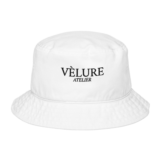 Halo Blanc- Vèlure Bucket Hat
